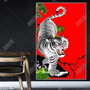 Tranh Hổ trắng phong thuỷ treo tường