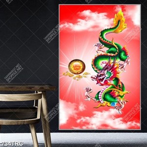 Tranh Rồng file psd