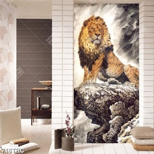 Tranh sư tử in chất lượng cao