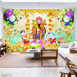 Tranh kim tiền trang trí nội thất chất lượng cao