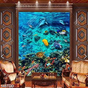 File tranh gốc san hô và đàn cá chất lượng cao