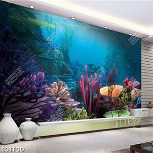 Tranh 3D san hô và đại dương đẹp độc đáo Tranh 3D san hô và đại dương đẹp độc đáo