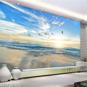 File tranh gốc hoàng hôn trên biển