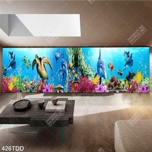 Tranh psd biển đại dương in tranh bếp đẹp