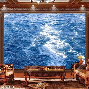 Tranh psd mặt biển gợn sóng