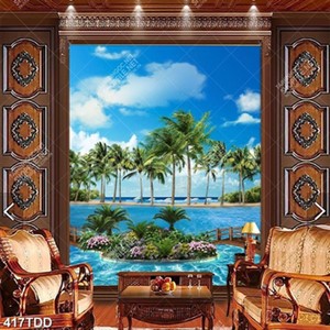 File tranh gốc khu nghỉ dưỡng