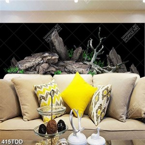 Tranh psd tranh trí hồ cá