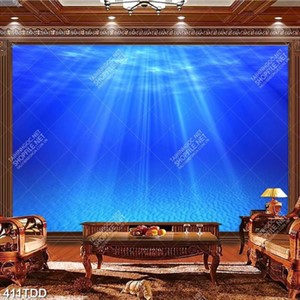 Tranh psd mặt biển xanh đẹp