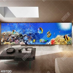 Tranh psd san hô và cá đại dương đẹp