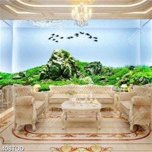 Tranh psd trang trí hồ cá cảnh