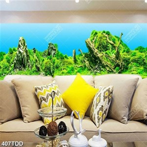 Tranh psd trang trí hồ cá cảnh đẹp