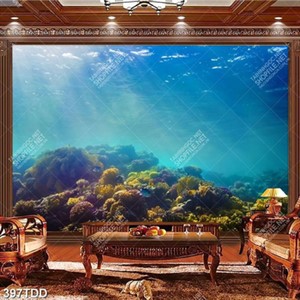 Tranh đại dương và san hô file gốc