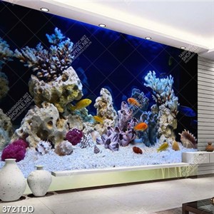 Tranh san hô biển trang trí đẹp psd