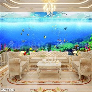 File tranh gốc psd san hô và đàn cá