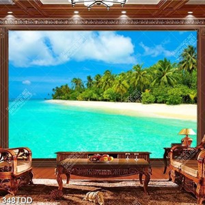 Tranh phong cảnh biển đẹp trang trí phòng khách