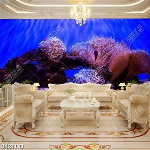 Tranh rặng san hô đỏ file psd