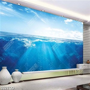 Tranh đại dương 3D đẹp file psd Tranh đại dương 3D đẹp file psd