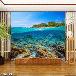 File tranh psd hòn đảo trên biển chất lượng cao