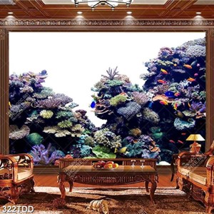 Tranh 3D dãy sân hô chất lượng cao