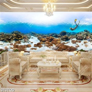 Tranh psd quần thể san hô đẹp