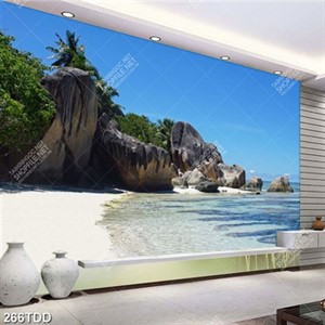 File tranh gốc hòn đảo trên biển