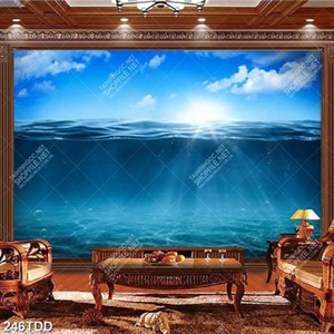Tranh mặt nước biển xanh đẹp chất lượng cao