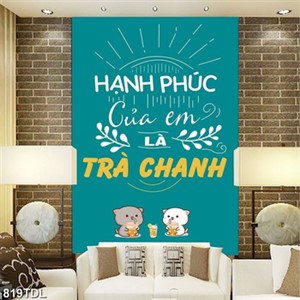 Tranh ca phe động lực về trà Chanh Tranh ca phe động lực về trà Chanh
