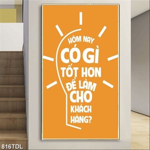 Tranh động lực về suy nghĩ cho tương lai Tranh động lực về suy nghĩ cho tương lai