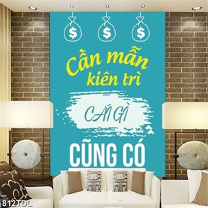 Tranh động lực về cần cù kiên trì Tranh động lực về cần cù kiên trì
