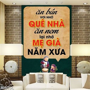 Tranh nha hang quan an động lực món Mẹ nấu Tranh nha hang quan an động lực món Mẹ nấu