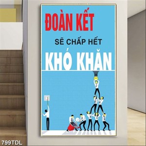 Tranh động lực về đoàn kết vượt qua khó khăn Tranh động lực về đoàn kết vượt qua khó khăn