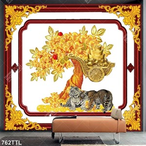 Tranh tài lộc trang trí nội thất file gốc