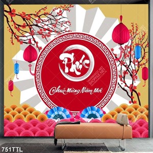 Tranh chữ Phúc trang trí ngày tết