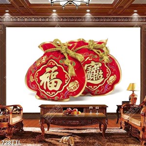 Tranh túi thần tài in uv