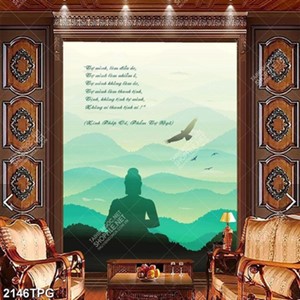 Tranh kinh Phật file psd