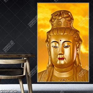 Tranh Phật Bà mạ vàng