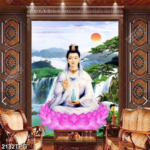 Tranh Phật Quan Âm siêu nét