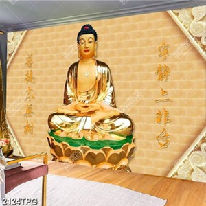 Tranh Phật Tổ mạ vàng đẹp