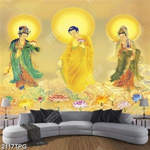 Tranh Tam Thánh trên trời siêu nét