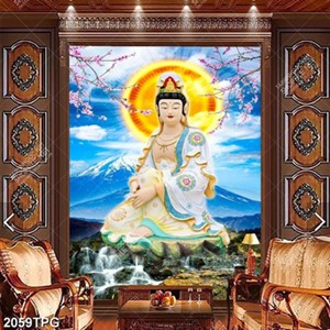 Tranh Quan Thế Âm Bồ Tát siêu nét