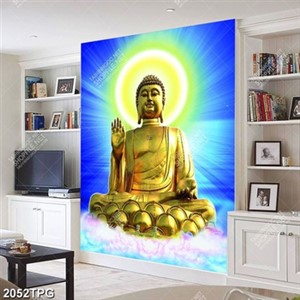 Tranh tượng Phật A Di Đà mạ vàng chất lương cao