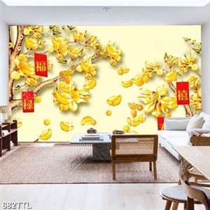 Tranh trang trí nội thất cây kim tiền tài lộc