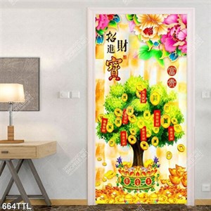 Tranh tài lộc trang trí nội thất file psd