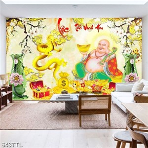 Tranh tài lộc lộc tấn vinh hoa file gốc