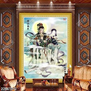 Tranh vẽ Phật Quan Âm đẹp