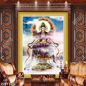 Tranh Quan Thế Âm Bồ Tát đẹp