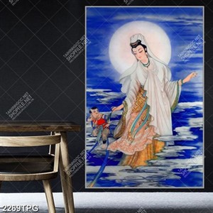 Tranh Quan Thế Âm và tiên đồng