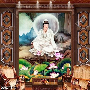 Tranh Quan Âm trên núi chất lượng cao