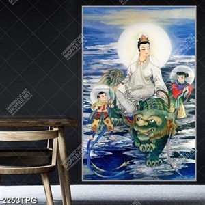Tranh Quan Âm và tiên đồng