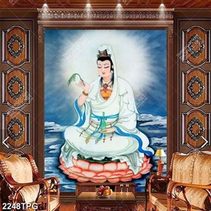 Tranh Bồ Tát hiển linh đẹp